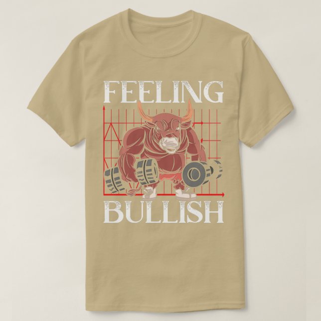 Camiseta Sensación de Bullish Day Trader Stock Market Finan (Diseño del anverso)