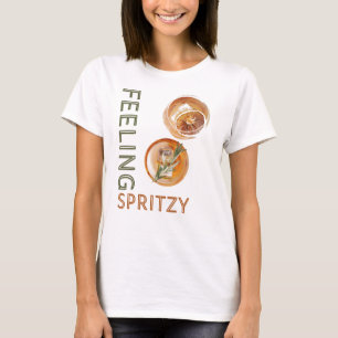 Camiseta Sensación de cóctel Naranja Spritzy