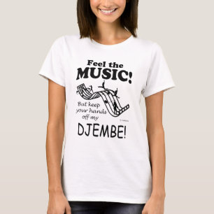 Camiseta Sensación de Djembe la música
