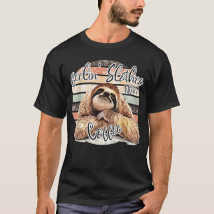 Camiseta Sensación de eslogan, necesito un café