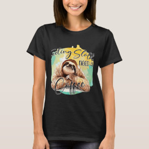 Camiseta Sensación De Eslora Necesidad De Un Café Activo
