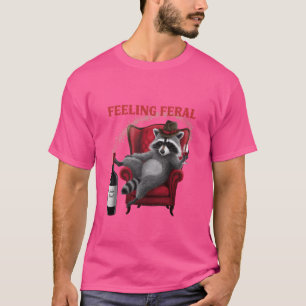 Camiseta Sensación de Feral Racoon Funny Opossum