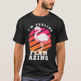 Camiseta Sensación de Flamengo Funny Pun Flamingo