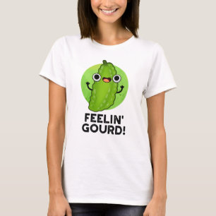 Camiseta Sensación De Gourd Graciosa Sensación Buena Veggie