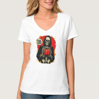 Camiseta Sensación De Gourdgeous Skeleton Mano Sujetando Ca