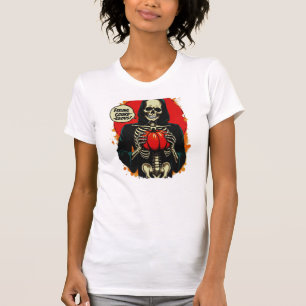 Camiseta Sensación De Gourdgeous Skeleton Mano Sujetando Ca