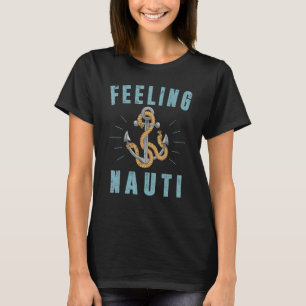Camiseta Sensación de Nauti Sa Nauti Sailboat Anchor