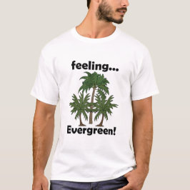 Camiseta Sensación de palmera perenne tropical divertida