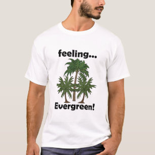 Camiseta Sensación de palmera perenne tropical divertida