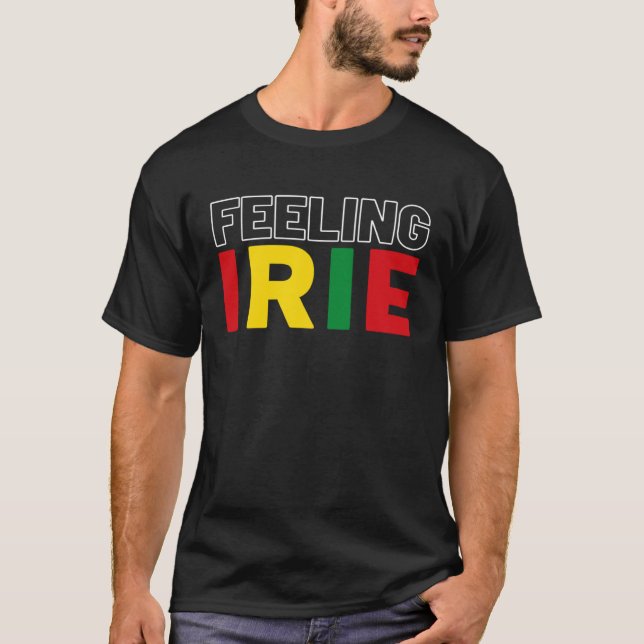 Camiseta Sensación de Rastafari Irlandés Rastafari Clothing (Anverso)