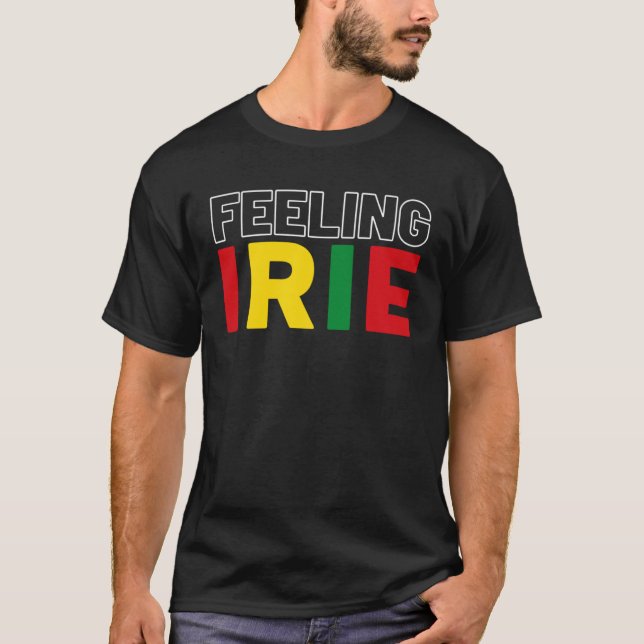 Camiseta Sensación de Rastafari Irlandés Rastafari Clothing (Anverso)