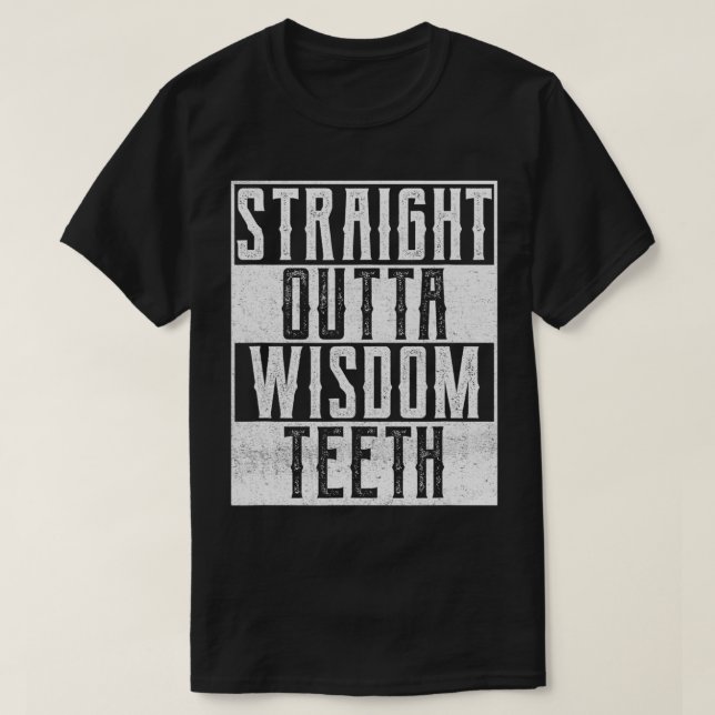 Camiseta Sensación de Sabiduría Directa Dientes Dentistas H (Diseño del anverso)