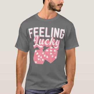 Camiseta Sensación de San Valentín retro afortunado