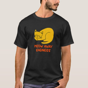 Camiseta Sensación De Tristeza Gato Positividad Gato Gatito