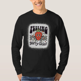 Camiseta Sensación Retro de Fresa Bueno para la Mentalidad