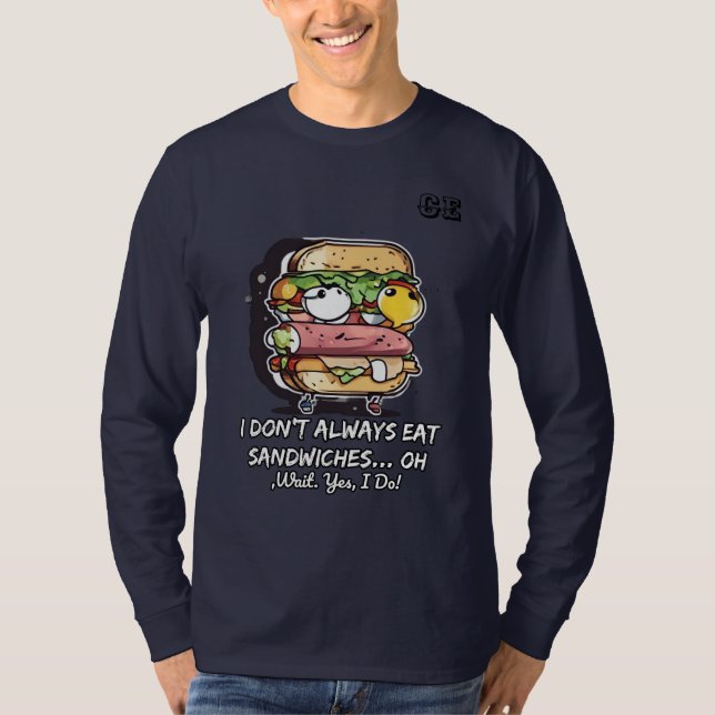 Camiseta Sensaciones de sandwich (Anverso)