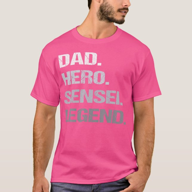 Camiseta Sensei Dad Karate Judo (Anverso)