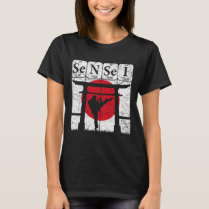 Camiseta Sensei Elementos de la Tabla Periódica Artes Marci