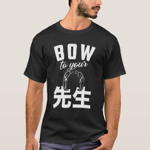 Camiseta Sensei Se Inclina A Su Karate Educador Sensei
