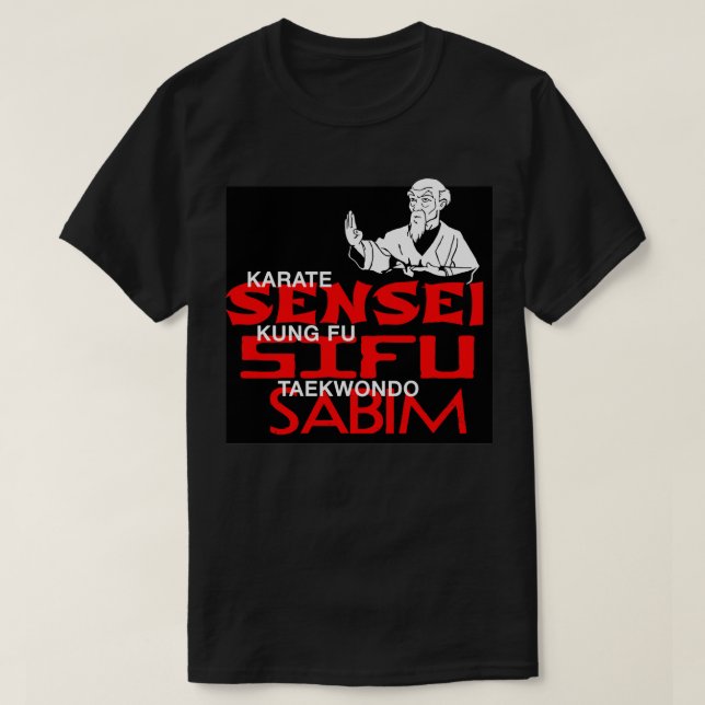 Camiseta Sensei Sifu Sabim (Diseño del anverso)