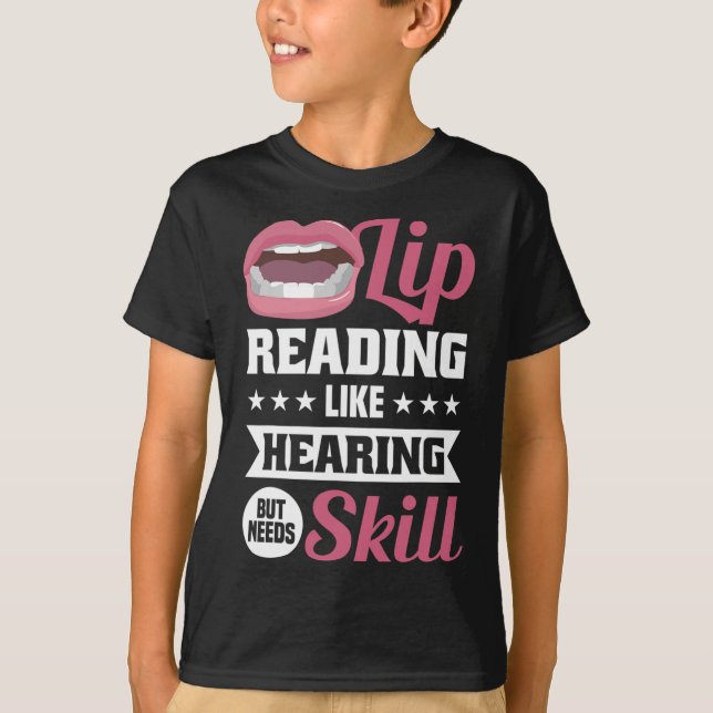 Camiseta Sensibilización acerca de la sordera 2 (Anverso)