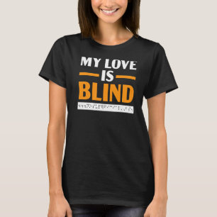 Camiseta Sensibilización Braille Ciega Disfunción Visual Di