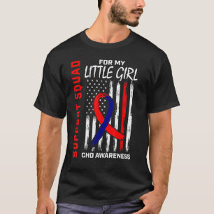 Camiseta Sensibilización CHD Hija Niña Enfermedad del coraz