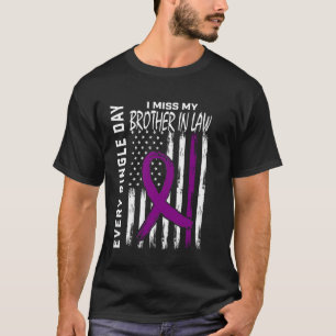 Camiseta Sensibilización de Alzheimers Hermano en la ley Ba