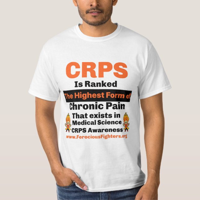Camiseta Sensibilización de CRPS (Anverso)