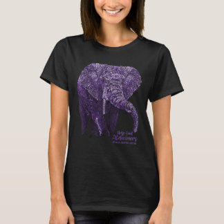 Camiseta Sensibilización De Heimer S Y Regalos Elefante Púr