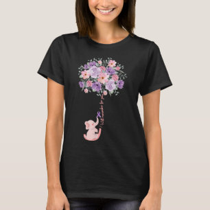 Camiseta Sensibilización de Heimers: Elefante De Girasol Pú
