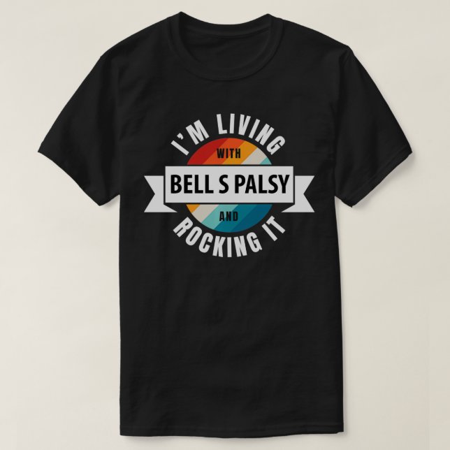 Camiseta Sensibilización de la Palidez de Bell viviendo con (Diseño del anverso)