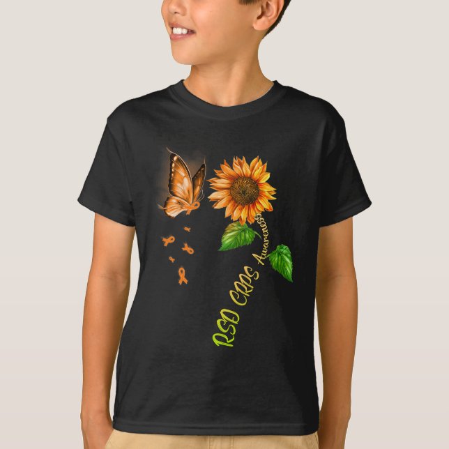 Camiseta Sensibilización de los CRPS sobre el girasol de ma (Anverso)