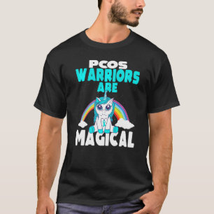 Camiseta Sensibilización de Pcos Los Guerreros Del Síndrome