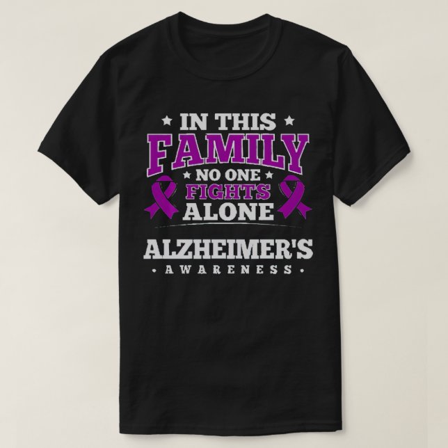 Camiseta Sensibilización Dementia Sobreviviente de Alzheime (Diseño del anverso)