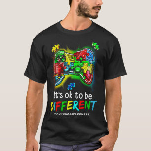 Camiseta Sensibilización Hombres Niños Niños Autismo Juego