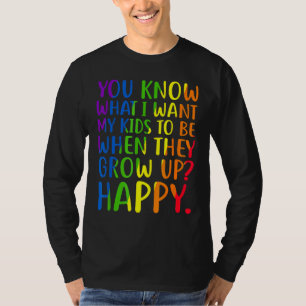 Camiseta Sensibilización Lgbt Padres Mamá Papá Orgullo Gay 