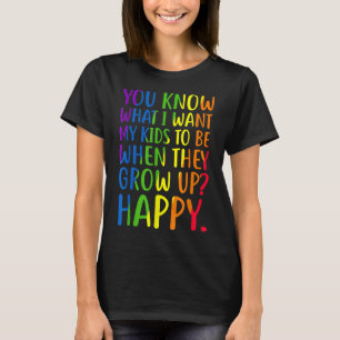Camiseta Sensibilización LGBT Padres Mamá Papá Orgullo Gay