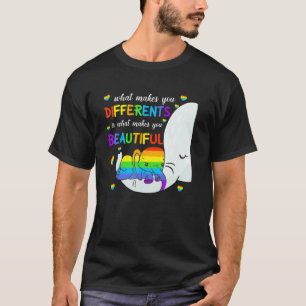 Camiseta Sensibilización LGBT ¿Qué te hace diferente al ele