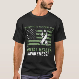 Camiseta Sensibilización perfecta sobre la salud mental, ba