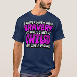 Camiseta Sensibilización prematura Preemiento Valiente neo