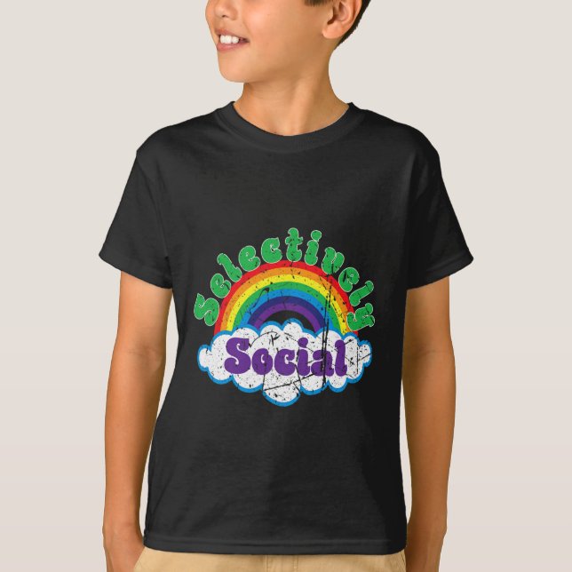 Camiseta Sensibilización selectiva sobre la salud mental so (Anverso)