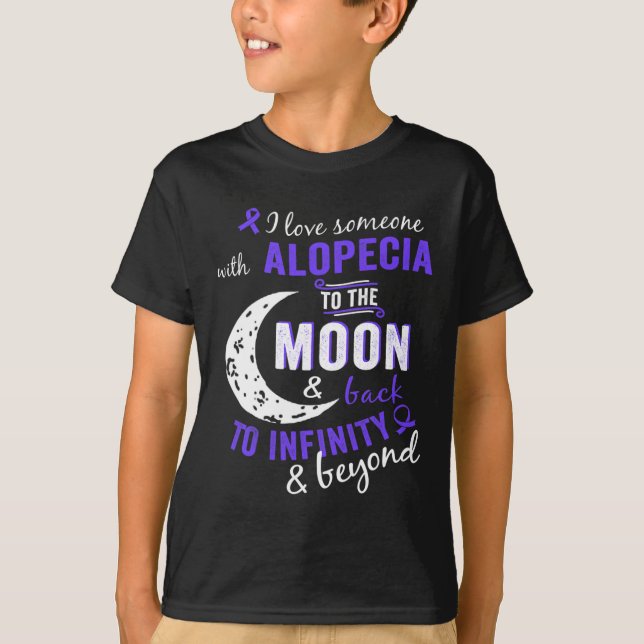 Camiseta Sensibilización sobre Alopecia para MujeresMenkids (Anverso)