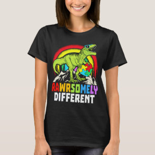 Camiseta Sensibilización sobre autismo de dinosaurios incre