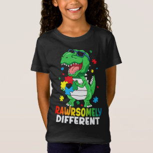 Camiseta Sensibilización sobre autismo de dinosaurios incre