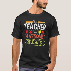 Camiseta Sensibilización sobre autismo que tiene este profe
