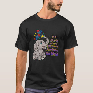 Camiseta Sensibilización sobre autismo Sea amable Maestría