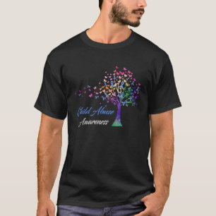 Camiseta Sensibilización sobre el abuso infantil en la cint