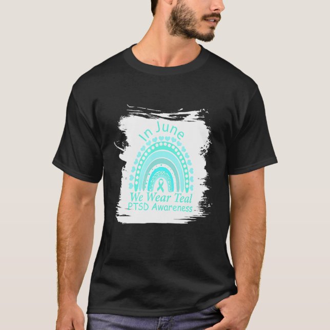 Camiseta Sensibilización Sobre El Arcoiris En Junio Usamos  (Anverso)