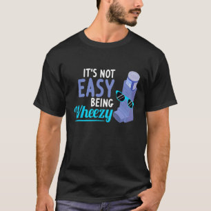 Camiseta Sensibilización sobre el asma Mes Inhaler Wheezy